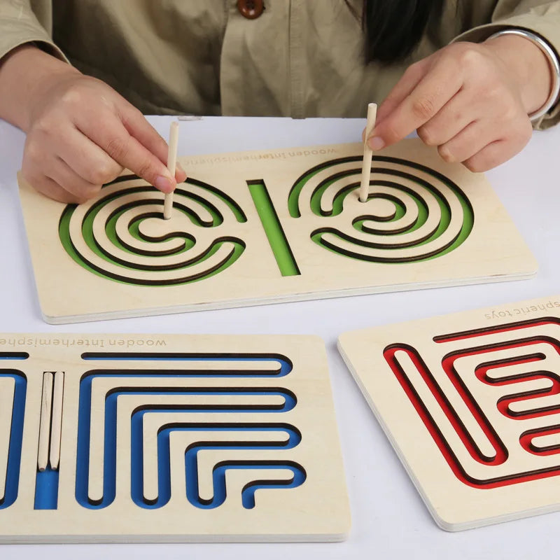 Wooden Maze Puzzle