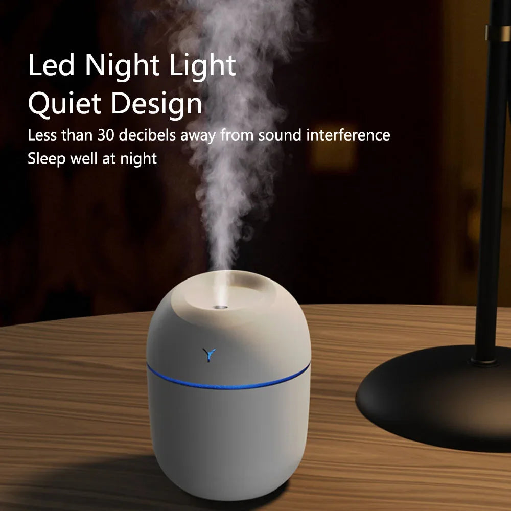 Serenity Ultrasonic Humidifier - Compact & Silent Air Moistener